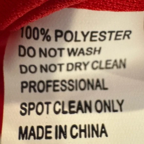 Mac Duggal Red V-Neck One-Shoulder Gown with Bow - Picture 10 of 10